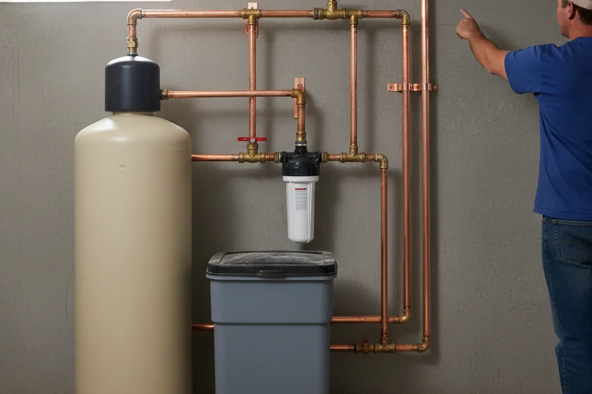 Whole-house water treatment system installed in Bedford